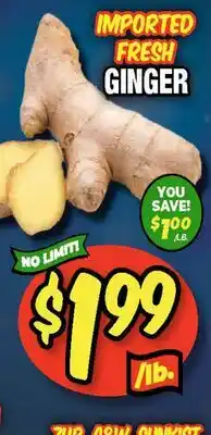 Western Beef IMPORTED FRESH GINGER offer