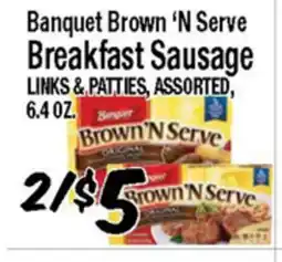 Western Beef Banquet Brown 'N Serve Breakfast Sausage offer