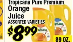 Western Beef Tropicana Pure Premium Orange Juice offer