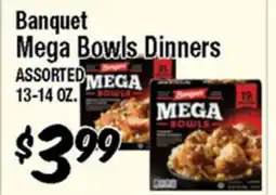 Western Beef Banquet Mega Bowls Dinners offer