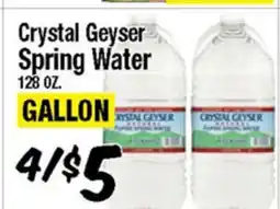 Western Beef Crystal Geyser Spring Water offer