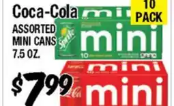 Western Beef Coca-Cola ASSORTED MINI CANS offer