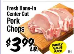 Western Beef Fresh Bone-In Center Cut Pork Chops offer