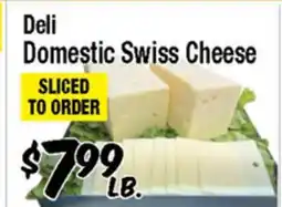Western Beef Deli Domestic Swiss Cheese offer