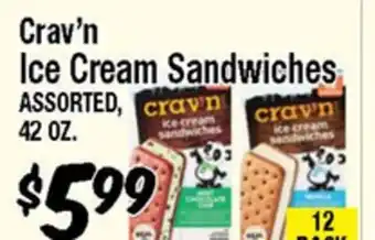 Western Beef Crav'n Ice Cream Sandwiches offer