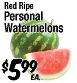 Western Beef Red Ripe Personal Watermelons offer