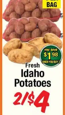 Western Beef Fresh Idaho Potatoes offer
