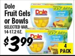 Western Beef Dole Fruit Gels or Bowls offer