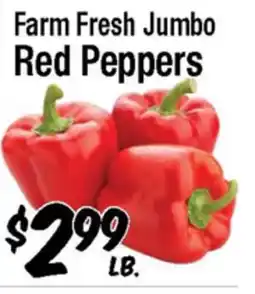 Western Beef Farm Fresh Jumbo Red Peppers offer