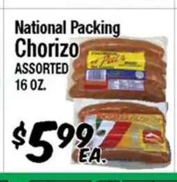 Western Beef National Packing Chorizo offer