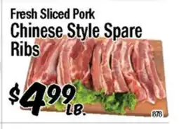 Western Beef Fresh Sliced Pork Chinese Style Spare Ribs offer