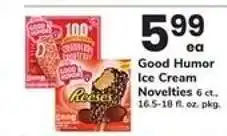 Safeway Good Humor Ice Cream Novelties offer