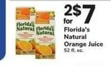 Safeway Florida's Natural Orange Juice offer
