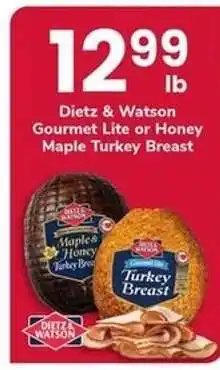 Safeway Dietz & Watson Turkey Breast offer