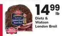 Safeway Dietz & Watson London Broil offer