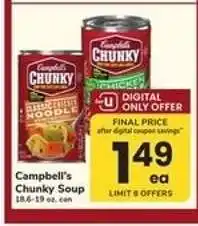Safeway Campbell's Chunky Soup offer