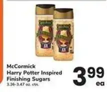 Safeway McCormick Harry Potter Inspired Finishing Sugars offer