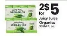 Safeway Juicy Juice Organics offer