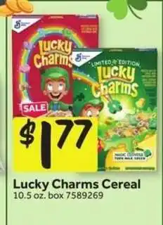 Stop&Shop Lucky Charms Cereal offer