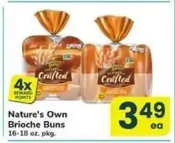 Safeway Nature's Own Brioche Buns offer