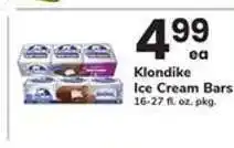 Safeway Klondike Ice Cream Bars offer