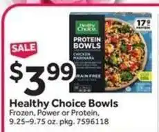 Stop&Shop Healthy Choice Bowls offer