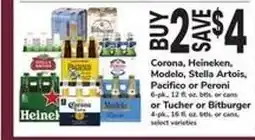 Safeway Corona, Heineken, Modelo, Stella Artois, Pacifico or Peroni offer