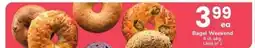 Safeway Bagel Weekend offer