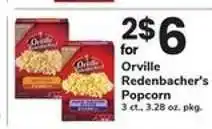Safeway Orville Redenbacher's Popcorn offer