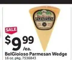 Stop&Shop BelGioioso Parmesan Wedge offer