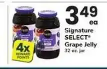 Safeway Signature SELECT Grape Jelly offer