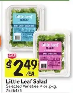 Stop&Shop Little Leaf Salad offer
