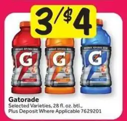 Stop&Shop Gatorade offer