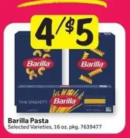 Stop&Shop Barilla Pasta offer