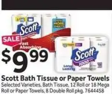 Stop&Shop Scott Bath Tissue Or Paper Towels offer