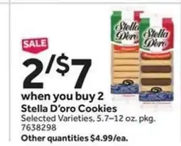 Stop&Shop Stella D'oro Cookies offer