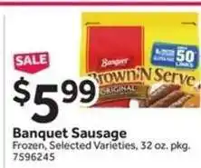 Stop&Shop Banquet Sausage offer