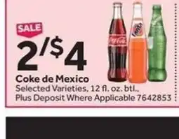 Stop&Shop Coke de Mexico offer