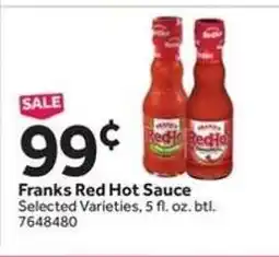 Stop&Shop Franks Red Hot Sauce offer