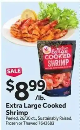 Stop&Shop Extra Large Cooked Shrimp offer