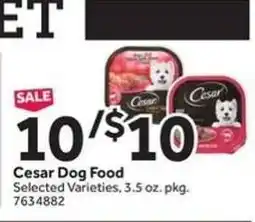 Stop&Shop Cesar Dog Food offer