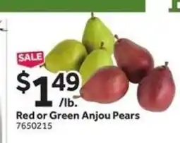 Stop&Shop Red or Green Anjou Pears offer