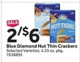 Stop&Shop Blue Diamond Nut Thin Crackers offer