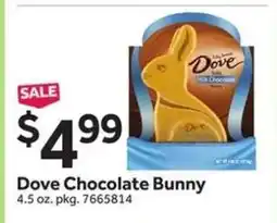 Stop&Shop Dove Chocolate Bunny offer