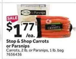 Stop&Shop Stop & Shop Carrots or Parsnips offer