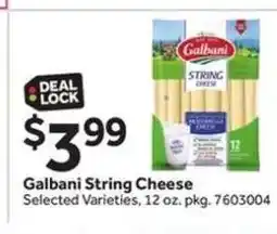 Stop&Shop Galbani String Cheese offer