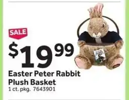 Stop&Shop Easter Peter Rabbit Plush Basket offer