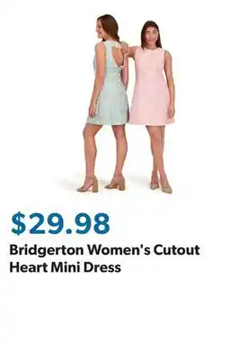 Sam's Club Bridgerton Women's Cutout Heart Mini Dress offer