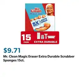 Sam's Club Mr. Clean Magic Eraser Extra Durable Scrubber Sponges 15ct offer