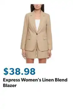 Sam's Club Express Women's Linen Blend Blazer offer